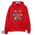 Pull DnD à motif chaton, idéal pour les fans de jeux