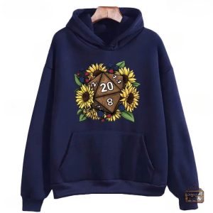 Sweat à capuche D20 pour fans de JDR