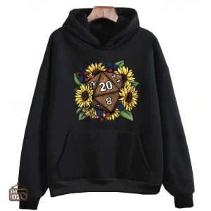 Sweat-shirt graphique D20 pour joueurs de rôle