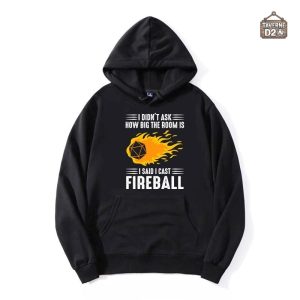 Sweat JDR Boule de Feu pour les passionnés de jeux de rôle