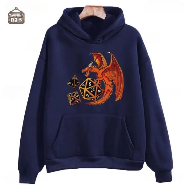 Sweat JDR - D20 du Dragon en coton doux