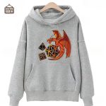 Vêtement JDR avec design D20 stylisé