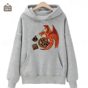Vêtement JDR avec design D20 stylisé