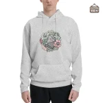 Sweat D20 Fleur, parfait pour les soirées jeux