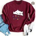 Vêtement JDR personnalisé avec motif chaton