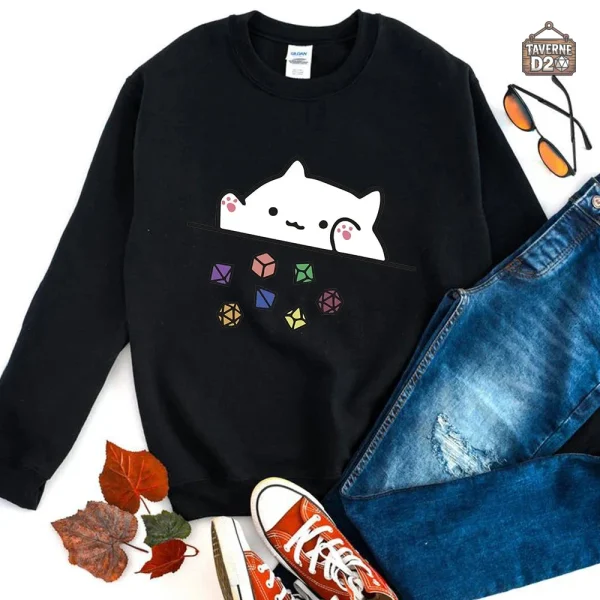 Sweat décontracté avec design de dés