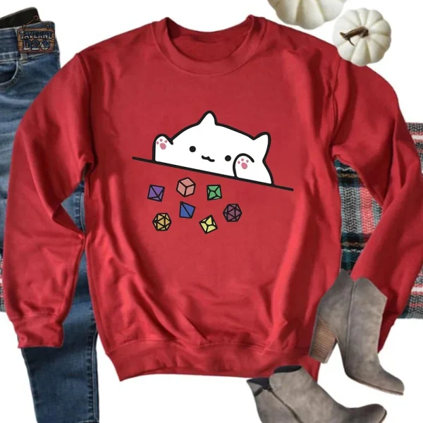 Sweat en coton doux avec motif ludique
