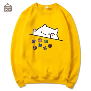 Vêtement JDR avec motif chaton adorable
