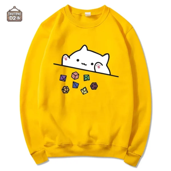 Vêtement JDR avec motif chaton adorable