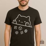 T-Shirt JDR Chat Rôliste pour les passionnés de jeux de rôle