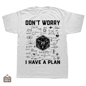 Tee-Shirt JDR, motif créatif pour les passionnés de jeux