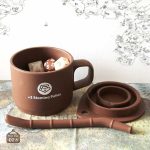 Tasse de jeu de rôle avec dés "Café & Sucre