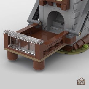 Accessoire de jeu : tour à dés en briques