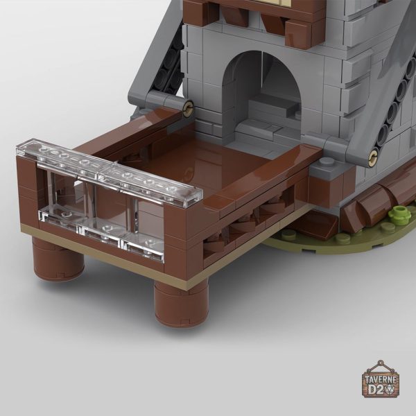 Accessoire de jeu : tour à dés en briques