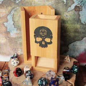 Tour à dés en bois pour lancer les dés avec style