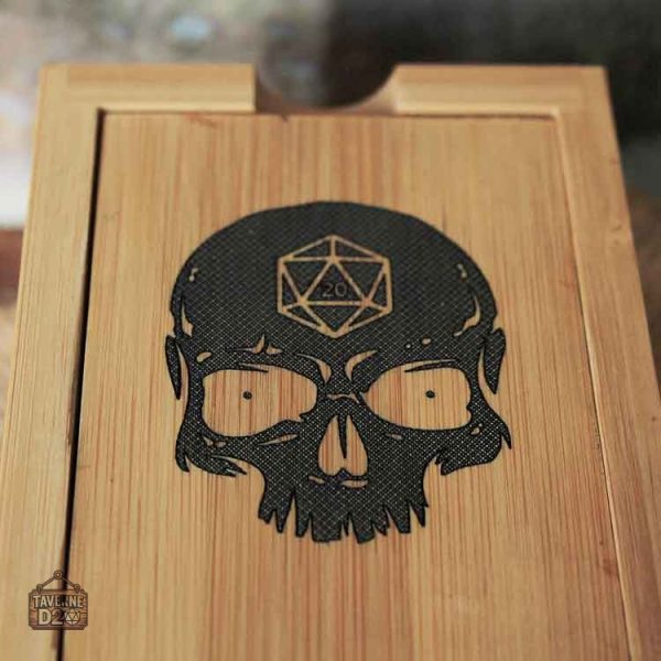 Élégante tour à dés en bois pour collectionneurs et joueurs