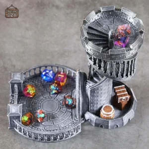 Accessoire de jeu : Tour à dés vintage