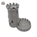 Accessoire de jeu : Tour à Dés au design fantastique