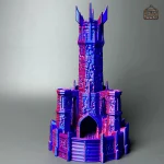 Tour à dés stylé inspiré par Maléfique