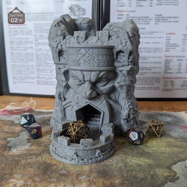 Accessoire de jeu : Tour à Dés Naine élégante