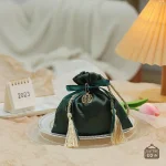 Bourse à dés élégante, sac en satin pour dés
