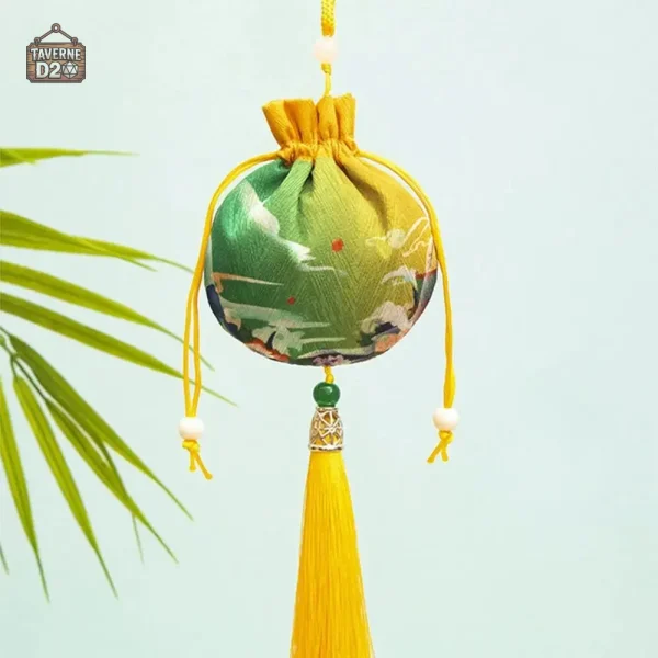 Accessoire pour dés en textile naturel