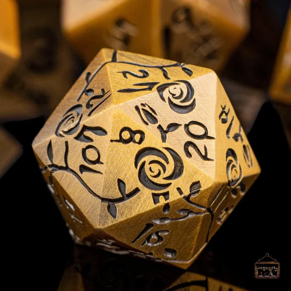 d20-metal-motif-rose-vampire-1 D20 métallique rose vampire