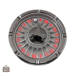 D20 roulette gyroscope en métal