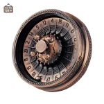 D20 en métal avec roulette gyroscopique
