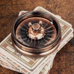 Gyroscope D20 en métal pour jeux de société