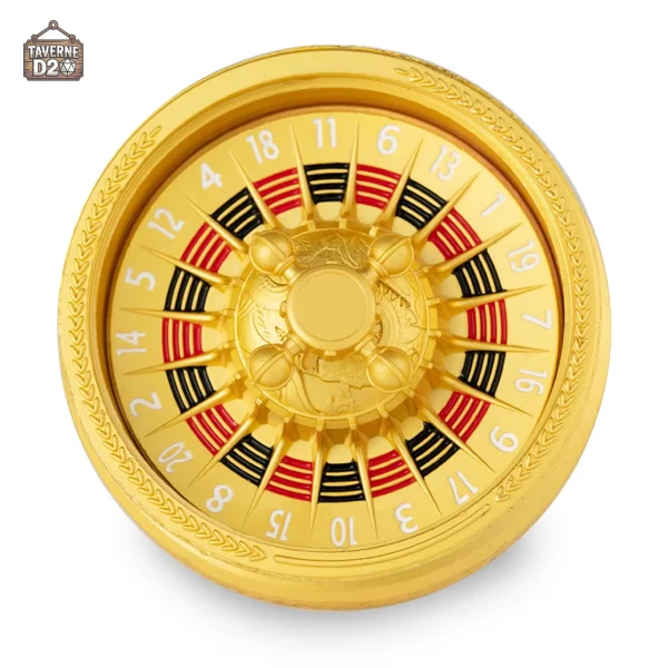 Roulette gyroscopique métallique pour D20