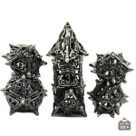 Dés de jeu en métal - Orc design