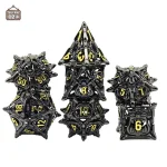 Set de dés en métal - Tête d'orc