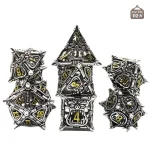 Dés en métal, motif orc - Outils de jeu