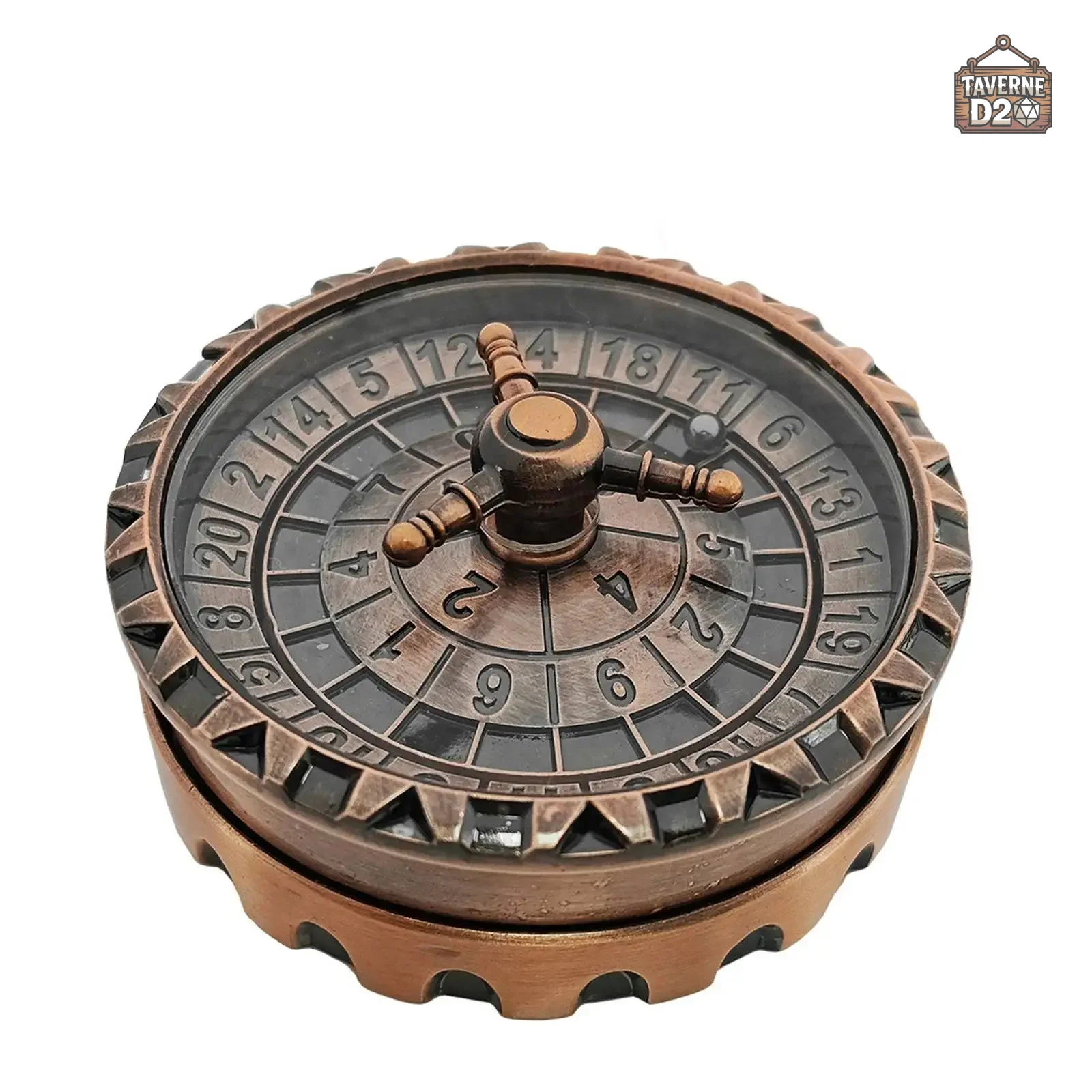 Dés roulette gyroscope en métal 3 en 1