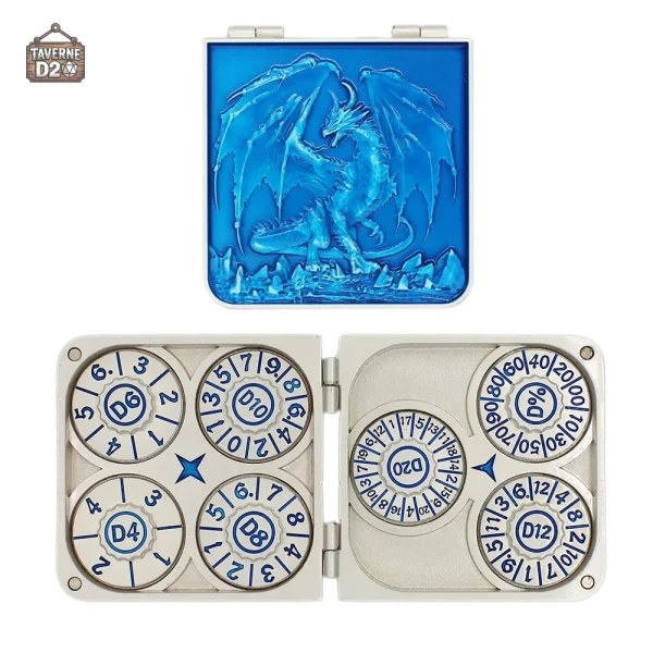 Jeu de dés 7 en 1, design en métal durable
