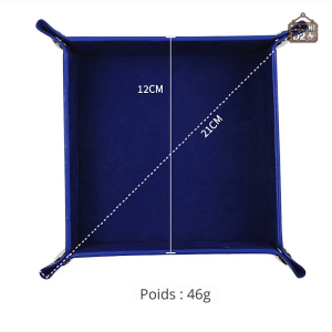 Piste de dés pliable, idéale pour soirées jeux entre amis
