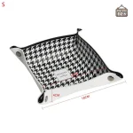 Piste de dés Pied-de-Poules, accessoire de jeu unique et stylé