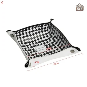 Piste de dés Pied-de-Poules, accessoire de jeu unique et stylé