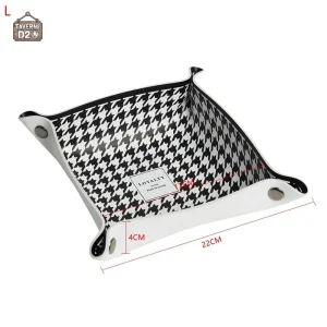 Piste de dés au motif Pied-de-Poules, ajout parfait pour vos parties