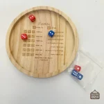Piste de dés en bois, design élégant et pratique