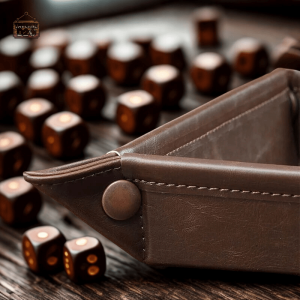 Accessoire de jeu : plateau de lancement pour dés carrés